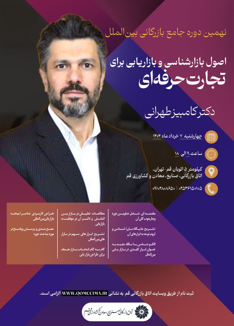 اصول بازارشناسی و بازاریابی برای تجارت حرفه‌ای